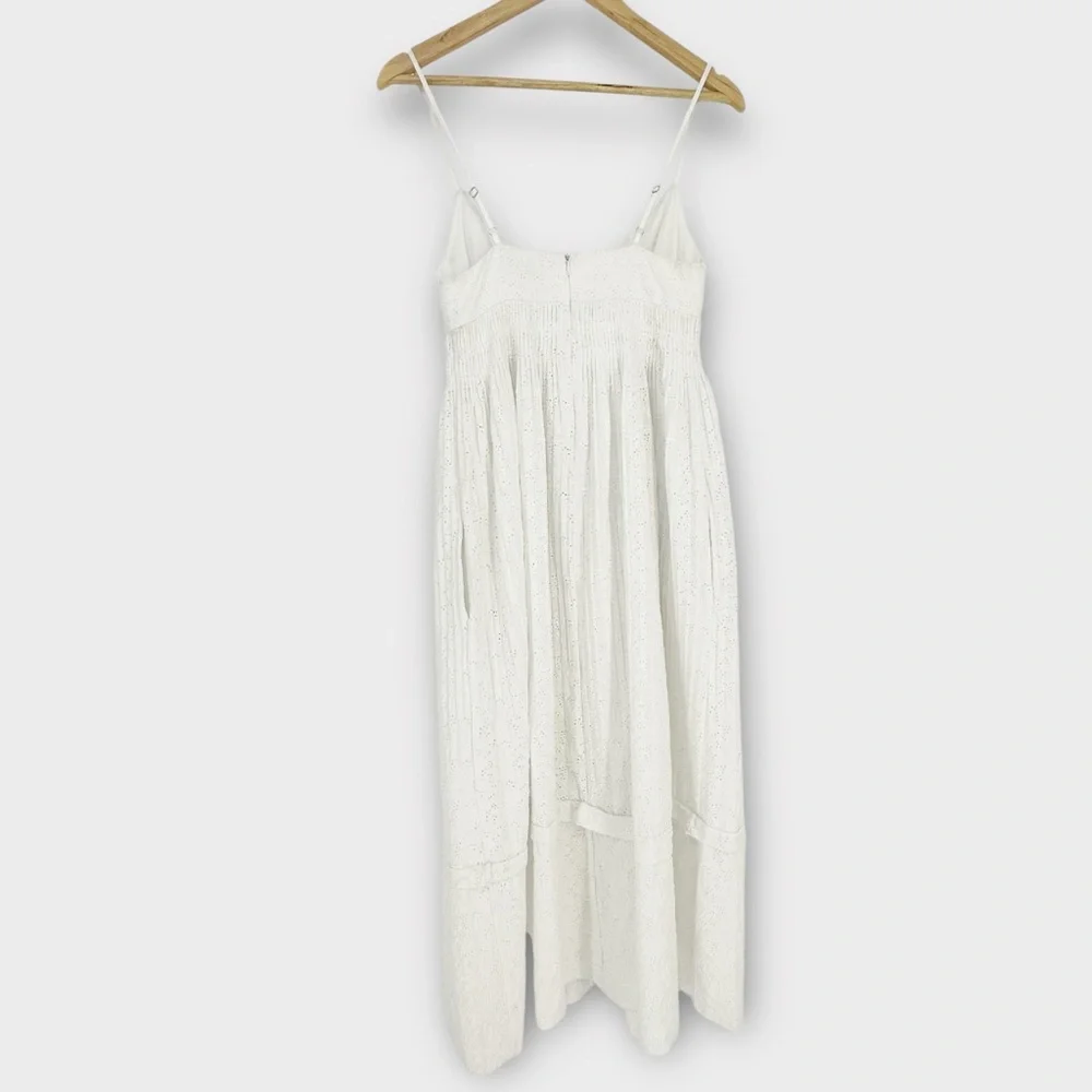 NICHOLAS Featherington Eyelet Empire Waist Midi Dress‎ EUC Size 2 Cottagecore